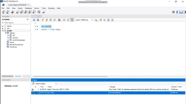 Fixing MySQL Workbench Error 1046: No Database Selected (Quick Solution) смотреть онлайн