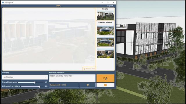 Using AI to generate renderings in Sketchup смотреть онлайн