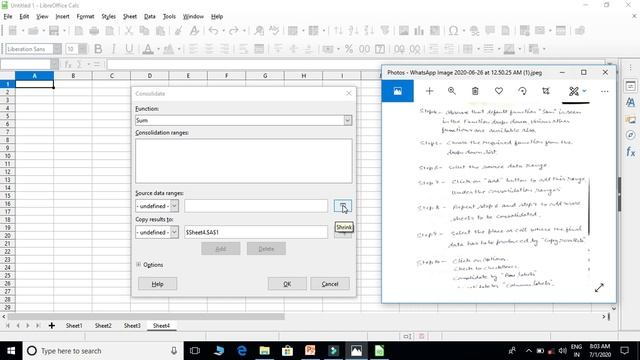 CONSOLIDATING DATA USING LIBRE OFFICE CALC смотреть онлайн