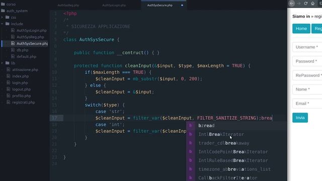 [IT] Sistema di autenticazione in php v1.2 - Sanificazione e limitazione input #3 смотреть онлайн