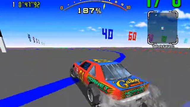 Daytona USA (Arcade) - Hidden Test Track (Gameplay) - Model 2 Emulator смотреть онлайн