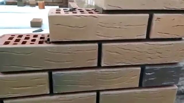 Аблисофка. Шофини тозалаш. Процесс кладки облицовочного кирпича