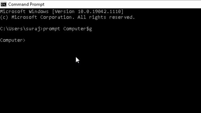 Prompt command in Ms Dos@COMPUTEREXCELSOLUTION смотреть онлайн