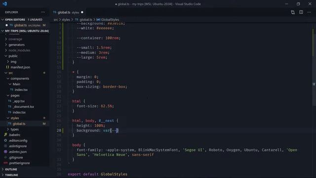 22. Adicionando CSS Variables - Aprenda NextJS, GraphQL na prática! смотреть онлайн