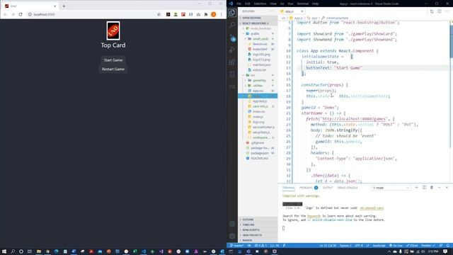 16 React Milestone 3 Tutorial Start Logic смотреть онлайн