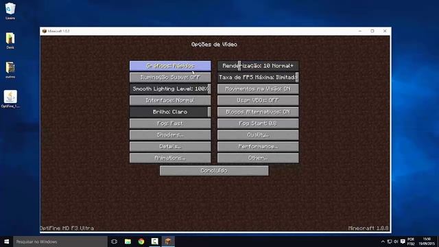 Como tirar Lag do Minecraft 1.8.X - Configurando java e optifine смотреть онлайн