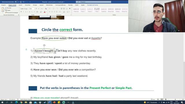 PRESENT PERFECT OU SIMPLE PAST? [COM EXERCÍCIOS] смотреть онлайн