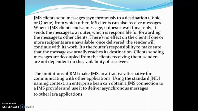 Message Driven Bean Lecture 1 смотреть онлайн