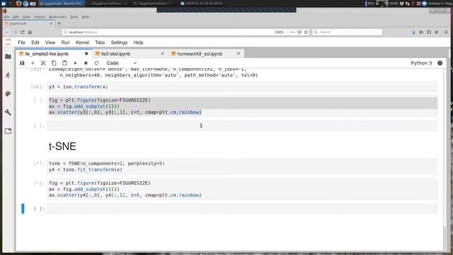T-SNE: Example in Scikit-Learn смотреть онлайн