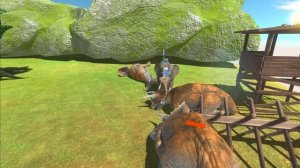 Infinity War 2 - Yellow Team VS Gray Team - Animal Revolt Battle Simulator