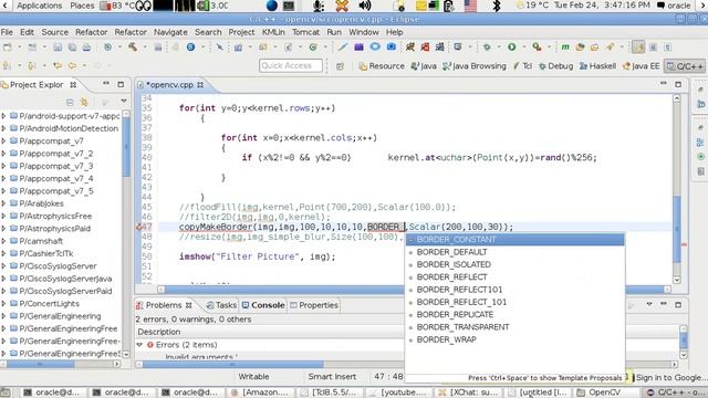 OpenCV Using C++ Lesson 38: copyMakeBorder (Arabic Version) смотреть онлайн