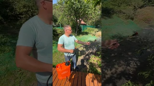 Тест - опрыскиватель Polyagro 16 литров