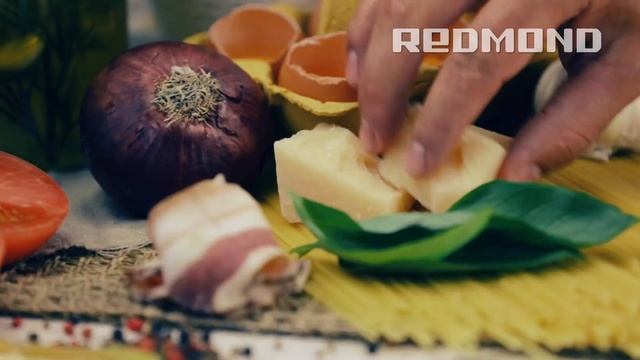 Pasta alla carbonara in Pentola multifunzione a pressione REDMOND RMC-PM4506E смотреть онлайн