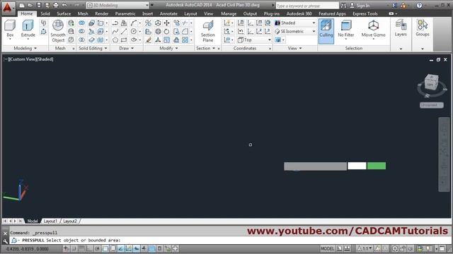 AutoCAD 3D House Modeling Tutorial Beginner Basic - 4 смотреть онлайн