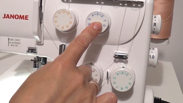 РОЛИКОВЫЙ ШОВ НА JANOME 210 D  КАК НАСТРОИТЬ РОЛИКОВЫЙ ШОВ