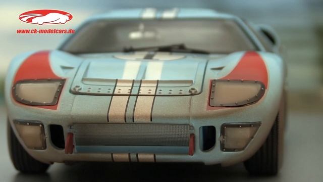 Ck-modelcars-video: Ford GT40 MK II Dirty Version #1 LeMans 1966 Miles, Hulme ShelbyCollectibles