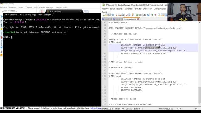 Oracle OCI: Backup e Recover RMAN usando o Bucket OCI - Parte 4 смотреть онлайн