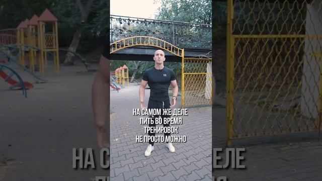 Нельзя пить во время тренировки иначе почки посадишь? #правильноепитание #тренировка смотреть онлайн