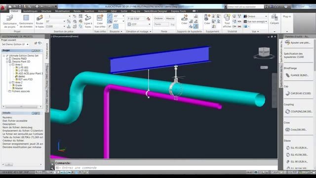 Nouveautés AutoCAD Plant 3D 2013 - Les supports смотреть онлайн