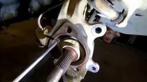 Nissan WINGROAD замена ступицы