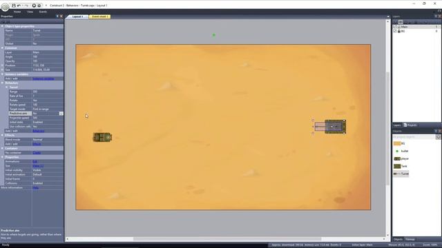 Construct 2 Tutorial - The Turret Behavior смотреть онлайн