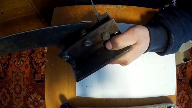 Моя гильотина для рубки проволоки из свинца. Для изготовления дроби. смотреть онлайн
