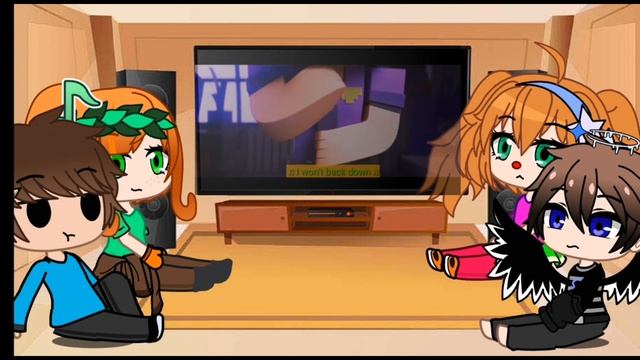 ??Purple Girl Reaction (Fnaf x Minecraft)?? смотреть онлайн