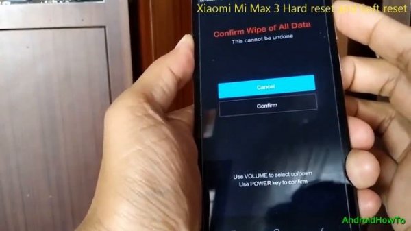 Xiaomi Mi Max 3 Hard reset and Soft reset