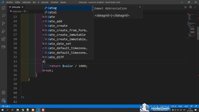 [4]Conversor de Longitud en PHP - Convertir a Metros смотреть онлайн