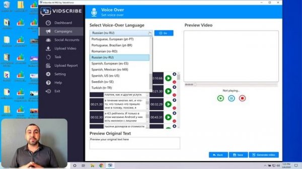VidScribe video translate voice over other languages
