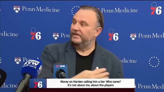 Daryl Morey media availability following James Harden trade | Today after Sixers practice смотреть онлайн