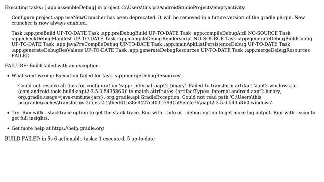 android studio keeps showing me an error "app:mergeDebugResources FAILED" смотреть онлайн