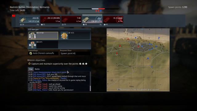 IS-2 Gladiator- War thunder clip смотреть онлайн