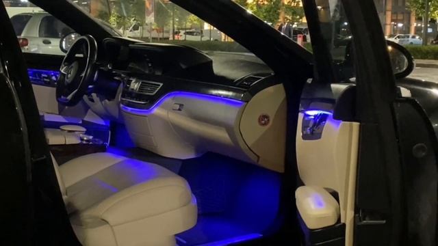 Подсветка салона Mercedes-Benz W221 модернизация подсветки | RUMERS смотреть онлайн