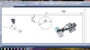 Правила присадки самой используемой фурнитуры в мебели. Расчет ящиков.
