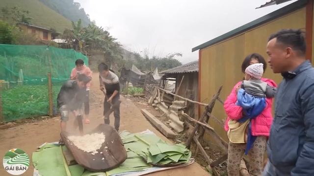 Lên Bản Chống Chơ ăn Tết - Giã Bánh Dầy Người Mông | Một Tải Quà To Dân Bản Tặng A Tú Về ăn Tết