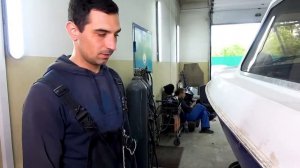 Оклейка катера в пленку