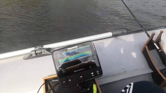 Гидра 450, Ямаха 15 (9,9), дистанционное управление, Dragonfly 7 pro. Любимая лодка. смотреть онлайн