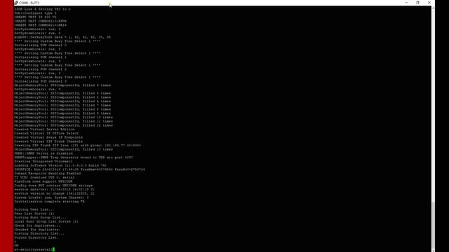 Сброс настроек безопасности IP Office 500v2 при помощи Com-порт и PuTTy смотреть онлайн