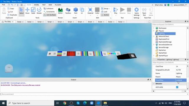 How to change sky colour in roblox studio. смотреть онлайн