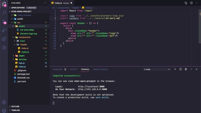 04 - Complete React course - Creating the Header [ENGLISH] смотреть онлайн