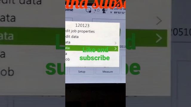 download data from total station to USB... смотреть онлайн