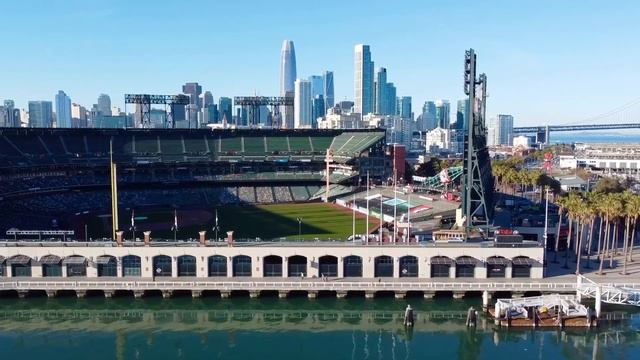 Oracle Park | Arial View смотреть онлайн
