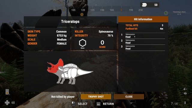 Первая Охота на Трицератопса Оказалась Самой Легкой - Prehistoric Hunt смотреть онлайн