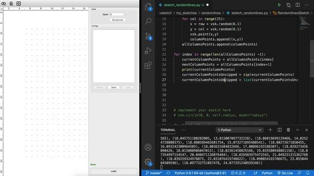 Generative Art Python Tutorial 1 for Penplotter смотреть онлайн