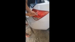 шевроле круз. замена ламп на задних  фарах