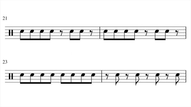 8th-Note Extravaganza | Snare Drum Reading Exercise смотреть онлайн