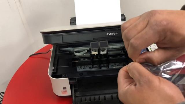 How To Change Or Install Canon MX410 Or MP495 Ink