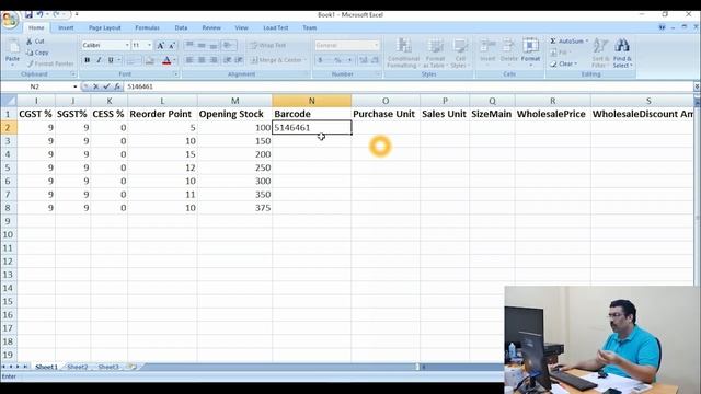 How to import products from excel sheet Raintech pos billing software Tutorial 03 смотреть онлайн