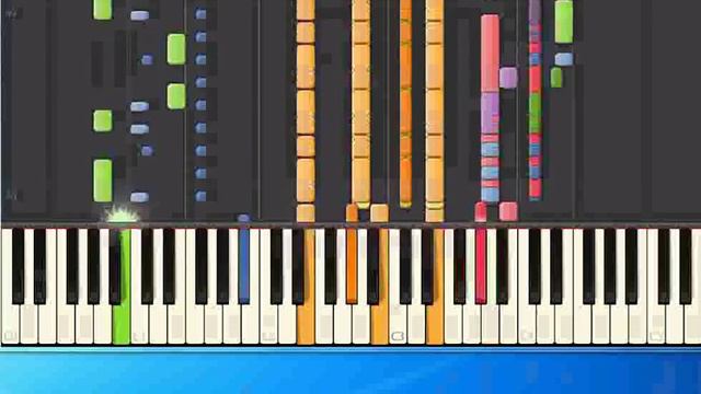 [Piano Tutorial Synthesia]Francine - Das Feuer der Sehnsucht (pr) смотреть онлайн